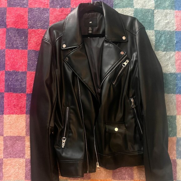 H&M Other - Men's XL H&M Black Biker Jacket - NWOT